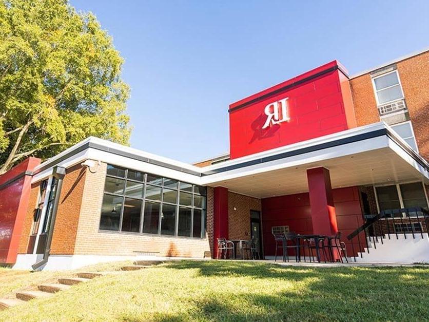 Exterior of Fritz-Conrad residence hall