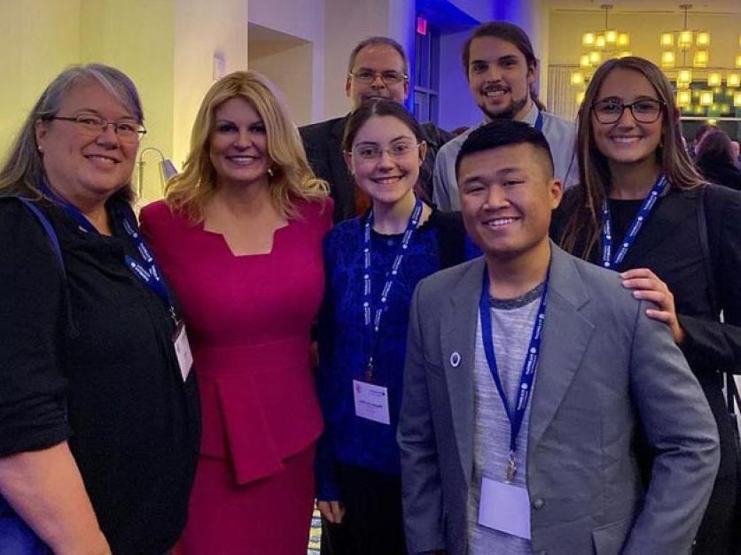 Students meet with president of Croatia during Washington, D.C. event